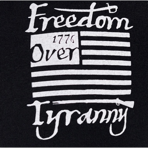 Howitzer Style Men's T-Shirt Over Tyranny Military Grunt MFG - Picture 7 of 10